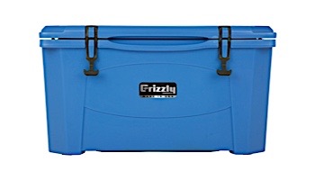 Grizzly Coolers 40 Quart Cooler with BearClaw Latches and Molded-in Heavy Duty Handles | Blue | IRP-9080-B