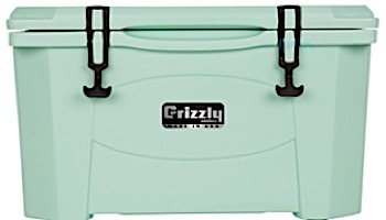 Grizzly Coolers 40 Quart Cooler with BearClaw Latches and Molded-in Heavy Duty Handles | Sea Foam Green | IRP-9080-SG