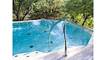 Inter-Fab Designer Series Deck to Stair 5' Span Hand Rail | 1.90" x .065" Thickness Powder Coated Black | DR-D2S5065-2