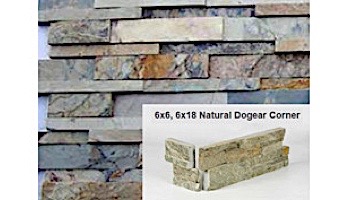 Natural Stone Dogear Corner | Indian Autumn | Slate