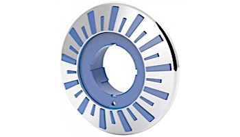 Brilliant Wonders 1.5" LED Light Faceplate Stainless Steel | Light Blue Accent | 25503-559-220