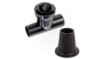 Hayward Poolvergneugen Adjustable Regulator Valve Black with Black Hose Cone | 896584000-969