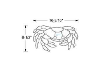 AquaStar Swim Designs Crab Pre-Filled Frame | F2003-01