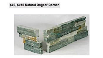 Natural Stone Ledger Panel 6x24 | Ocean Mist | Slate