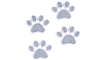 AquaStar Swim Designs Dog Paw Pre-Filled Frame | Set of 4 | F2004-01