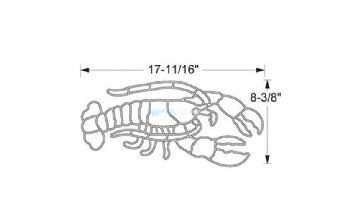 AquaStar Swim Designs Lobster Pre-Filled Frame | F2006-01