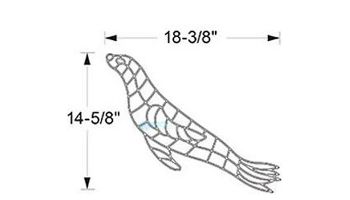 AquaStar Swim Designs Sea Lion Pre-Filled Frame | F2009-01