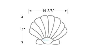 AquaStar Swim Designs Shell Pre-Filled Frame | F2011-01