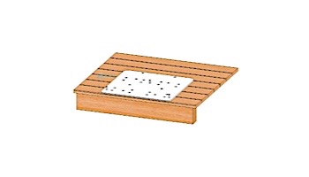 Aqua Creek Spa Lift Elite/Ultra Wood Deck Anchor | F-107UEWDA