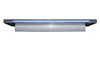 Brilliant Wonders 72" LED Waterfall Back Port | 6" Lip | 100 Ft. Cord | White | 25677-630-000