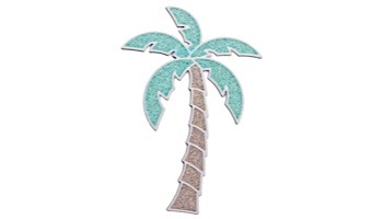 AquaStar Swim Designs Small Palm Tree Pre-Filled Frame | F2026-01