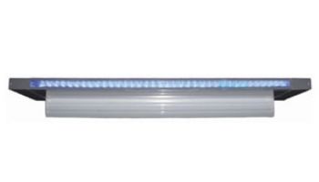 Brilliant Wonders 36_quot; LED Waterfall Bottom Port | 6_quot; Lip | 100 Ft. Cord | Black | 25676-334-000