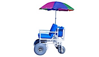 Aqua Creek Beach Access Chair with 2 Articulated Wheels | F-014BAC
