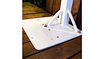 Aqua Creek Spa Lift Elite | No Anchor | White Powder Coat with Blue Seat | F-006SLE