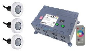 SR Smith PoolLUX Premier Lighting Control System with Remote | Includes 3 Treo Light Kit | 3TR-pLX-PRM