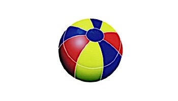 Artistry In Mosaics Beach Ball Multi Color with Shadow Mosaic | 9" | BBSMCOS