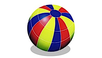 Artistry In Mosaics Beach Ball Multi Color with Shadow Mosaic | 14" | BBSMCOM