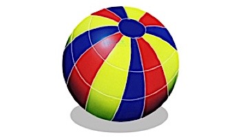 Artistry In Mosaics Beach Ball Multi Color with Shadow Mosaic | 14" | BBSMCOM