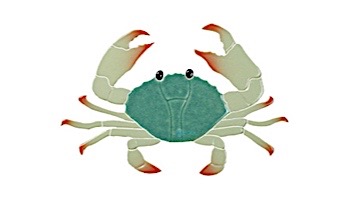 Artistry In Mosaics Crab Green Mosaic | 5" x 8" | CRAGREB