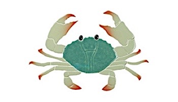 Artistry In Mosaics Crab Red Mosaic | 11" | CFRREDOS