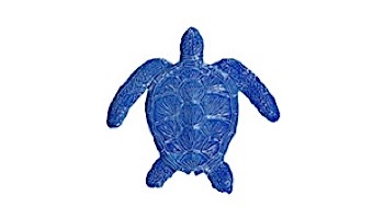 Artistry In Mosaics Loggerhead Turtle Mosaic | Blue - 6" x 6" | TLOBLUB