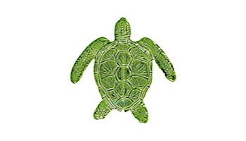 Artistry In Mosaics Loggerhead Turtle Mosaic | Green - 6" x 6" | TLOGREB