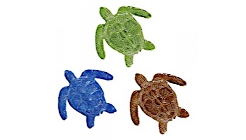 Artistry In Mosaics Loggerhead Turtle Mosaic | Green - 6" x 6" | TLOGREB