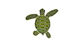 Artistry In Mosaics Loggerhead Turtle Mini Green Mosaic | A -  4" | TLMGREAB