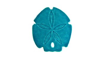 Artistry In Mosaics Sand Dollar Mosaic | Aqua - 5" | SDOAQUB