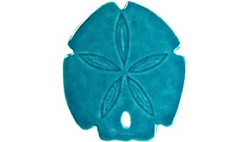 Artistry In Mosaics Sand Dollar Mosaic | Aqua - 5" | SDOAQUB