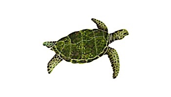 Artistry In Mosaics Sea Turtle Green Mosaic | Small - 9" x 12" | SEAGRERS