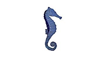 Artistry In Mosaics Seahorse Blue Mosaic | Small - 13" x 6" | SEABLURS