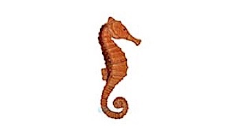 Artistry In Mosaics Seahorse Brown Mosaic | Small - 13" x 6" | SEABRORS