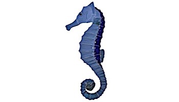 Artistry In Mosaics Seahorse Blue Mosaic | Large - 19" x 8" | SEABLULL