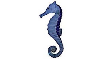 Artistry In Mosaics Seahorse Blue Mosaic | Large - 19" x 8" | SEABLULL