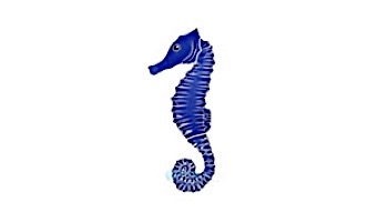 Artistry In Mosaics Seahorse Mosaic | Blue - 6" | SHOBLUB
