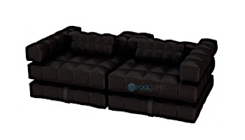 Pigro Felice Modul'Air 2-in-1 Inflatable Sofa Double Lounger Pool Float | Aqua Blue | 921986-AQUABLUE