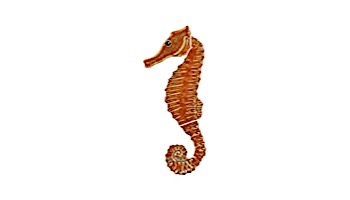 Artistry In Mosaics Seahorse Mosaic | Brown - 6" | SHOBROB