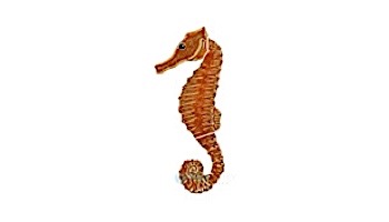 Artistry In Mosaics Seahorse Mosaic | Brown - 6" | SHOBROB