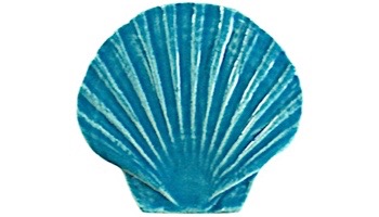 Artistry In Mosaics Seashell Mosaic | Aqua - 5" | SSHAQUB