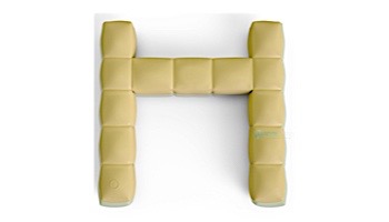 Pigro Felice Modul'Air Inflatable Armchair Backrest | Sand | 921988-SAND