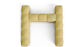 Pigro Felice Modul'Air Inflatable Armchair Backrest | Aquamarine Green | 921988-AGREEN