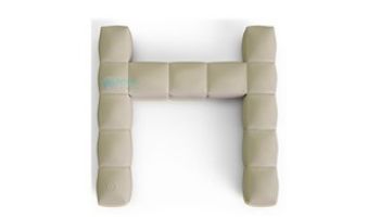 Pigro Felice Modul_#39;Air Inflatable Armchair Backrest | Stone Grey | 921988-SGREY