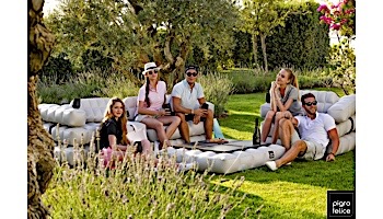 Pigro Felice Modul'Air Inflatable Sofa Backrest | Matte Black | 921989-MBLACK