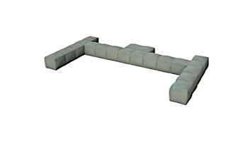 Pigro Felice Modul'Air Inflatable Sofa Backrest | OliveGreen | 921989-OGREEN