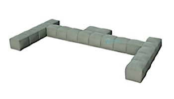 Pigro Felice Modul_#39;Air Inflatable Sofa Backrest | OliveGreen | 921989-OGREEN