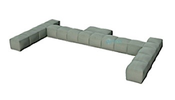 Pigro Felice Modul'Air Inflatable Sofa Backrest | OliveGreen | 921989-OGREEN
