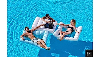 Pigro Felice Modul'Air Premium Inflatable Single Floating Hammock | Matte Black | 921991-MBLACK