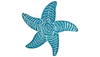 Artistry In Mosaics Starfish Mosaic | Aqua - 9" | SFIAQUOS