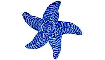 Artistry In Mosaics Starfish Mosaic | Blue - 9" | SFIBLUOS